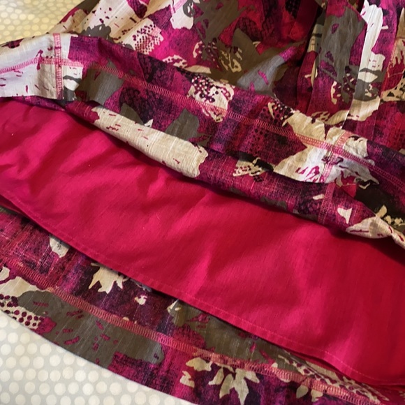 DNKY Jeans Flower Sun Dress Lined Drawstring Belt - Picture 12 of 12